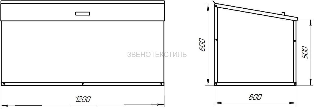 Ящик для песка разборной ЯПР-0.5 Ящик для песка разборной ЯПР-0.5